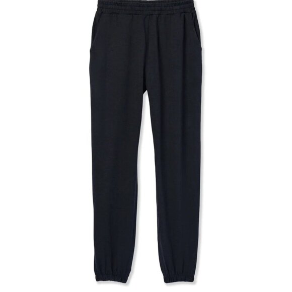 NWT Vuori Boyfriend Jogger in Black Heather Size Small - Picture 1 of 8